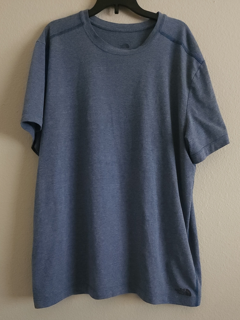 The North Face FlashDry Men's Short Sleeve Hiking Gym Shirt XL Blue